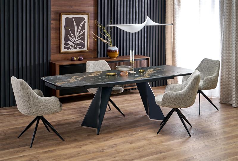 armani asztal fekete